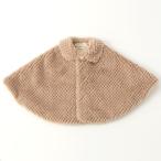 可愛さ満点！ハッカキッズ＆ベビーのベビードットファーマントポンチョ