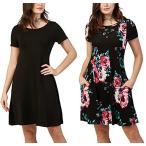 デイリースタイルにぴったり！DEVOPSの可愛いスイングドレス