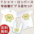 兄弟おそろいで楽しめる！名入れTシャツ＆ロンパース＆今治ビブの特別ギフトセット