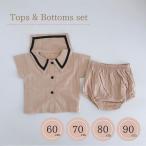 おしゃれキッズ必見！くすみカラーのセーラーセットアップ