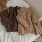 秋冬の定番！コーヒー＆カーキの無地ニットセーターでおしゃれ防寒