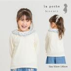 春の新作！ラ・ポシェ・ビスキュイの花刺繍長袖Tシャツで可愛さ倍増