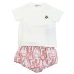 モンクレールのベビーセットアップでおしゃれデビュー！ホワイト×ピンクの可愛さが際立つ新作