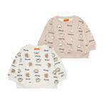 春物おさるのジョージ裏毛長袖スウェットシャツが登場！