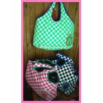 ハウディーのグリボーチェッカー柄トートバッグでおしゃれなマザーズライフを！