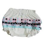 リトルドッグラフド ベビーブルマー 黒×ピンクで赤ちゃんのおしゃれ度アップ！