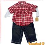 ティンバーランドの重ね着風デニムセットで赤ちゃんのオシャレを先取り！