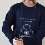 スタイリッシュに決める！FJファクトリー “OSHIRI” ネイビー ロングTシャツ