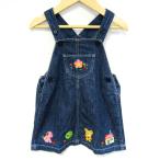 やさしいデニムのサロペットジャンパースカート - 可愛い女の子のために