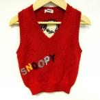 希少！ファミリア×スヌーピーのレッドベストジャケット—ベビーサイズ90