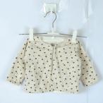 おしゃれなベビーアイテム！プチバトーの星柄長袖Tシャツ