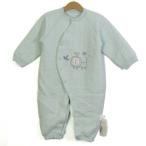 未使用品！モンミのミントグリーンつなぎで赤ちゃんの可愛さ倍増
