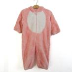 【未使用品】トレフィオーリのキュートなベビー用つなぎ！ピンク×白の愛らしいデザイン