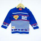 スーパーマンデザインのBABYDOLL長袖Tシャツ！ベビー向け80サイズの魅力
