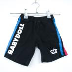 スタイリッシュなベビーウェア！ベビードールのブラックハーフパンツ