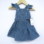 未使用のBREEZEサロペット！可愛いヒッコリーストライプがポイント♪