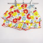 可爱的婴儿女童黄色花朵褶边短裤，未使用！