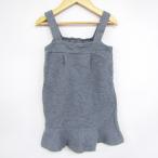 未使用のプティマインサロペット！おしゃれな女の子用90サイズのグレー