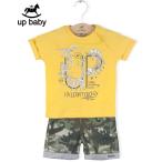 恐竜×カモフラ！UP BABYの男の子Tシャツ＆ショートパンツが登場