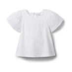 エレガントで快適！ジャニー アンド ジャックのレース スリーブ トップ