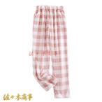 冬のリラックスタイム必需品！格子縞もこふわパンツ