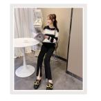 妊婦さん必見！スタイリッシュで快適なブラックLサイズ・マタニティパンツ