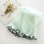 季節のイベントにぴったり！ライトグリーンのフリル付きキッズレギンスでおしゃれを楽しもう