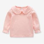 可愛さ満点！ピンクの丸襟カットソーで作る子供のおしゃれスタイル