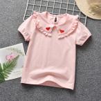 可愛さ満点☆ピンクの丸襟カットソーで春のおしゃれを楽しもう！