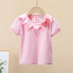 季節のイベントにぴったり！可愛いピンクの丸襟カットソーでキッズの笑顔を引き出そう