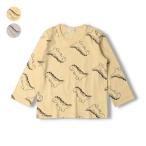 可愛さ満点！恐竜柄の長袖Tシャツでおしゃれコーデ