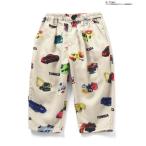 トミカ好き必見！ミニカー転写柄ワイドパンツでおしゃれを楽しもう