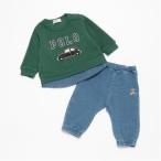 ベビーの秋冬スタイルを格上げ！「プティマイン×POLO BCS」ロゴトレーナーセット