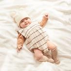 秋冬のおしゃれに最適！新生児向けプティマイン チェックサロペットセット