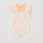 新生児にぴったり！プティマインの肩フリルサロペットセットで春夏を快適に