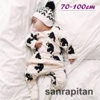 おしゃれなクロヒョウデザインのベビーセットアップ！出産祝いに最適