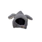 寒い季節のお出かけに！可愛い犬耳付きベビーニット帽