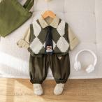 【男の子向け】おしゃれで着回し自由！ベビーセットアップ3点セットでシーズンを彩ろう