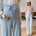 夏のマタニティファッション！涼しさと快適さを両立したワイドパンツ