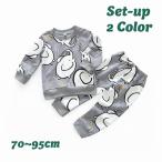 可愛い象さんプリント！ベビー・キッズのスウェットセットアップ