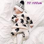 おしゃれで快適！クロヒョウデザインのベビーセットアップ