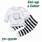 かわいい象さんデザインのスウェットセットアップでおしゃれなルームウェアに！