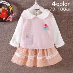 おしゃれキッズ必見！花柄フレアスカート付き3点セットで春コーデを楽しもう♪