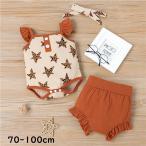 星柄ロンパース＆ブルマセットで赤ちゃんが輝く！3点セットの魅力