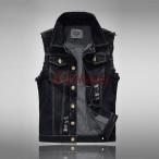 春夏秋冬使えるメンズデニムベストの魅力