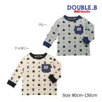 ミキハウスの可愛いデニムポケット長袖Tシャツが登場！