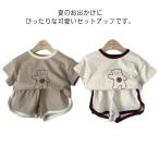 赤ちゃんのためのおしゃれコーデ！綿Tシャツ＆ショートパンツセットアップ