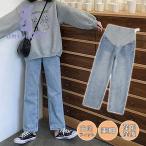 妊娠中もおしゃれに！マタニティデニムパンツ登場