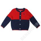 フェラーリが贈る、2才の女の子のためのエレガントなウールカーディガン