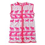 忠岡町のふるさと納税で手に入る！北欧デザインのロングスリーパーキッズ（ピンク）